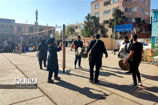 برگزاری مراسم شهادت حضرت زهرا(س) در دبیرستان دخترانه حاج علی اکبر گراشی شیراز