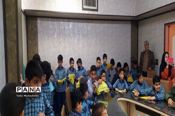 کارگاه ساخت  اوریگامی در هفته پژوهش در آموزشگاه علامه طباطبایی