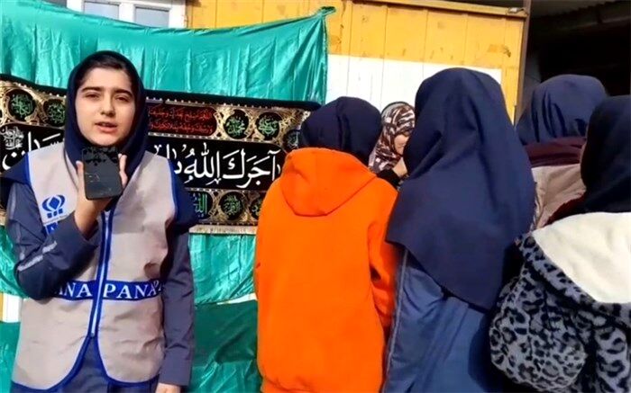 ایستگاه صلواتی فاطمیه در دبیرستان تربیت رودهن برپا شد/فیلم