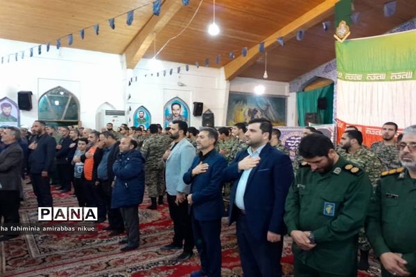 تشییع پیکر شهدای گمنام در مازندران