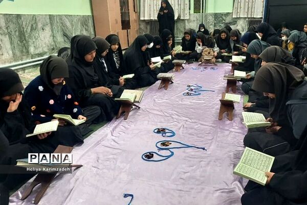 سوگواری شهادت حضرت فاطمه زهرا(س) در‌ مدرسه فاطمه‌الزهرا ناحیه یک شهرری