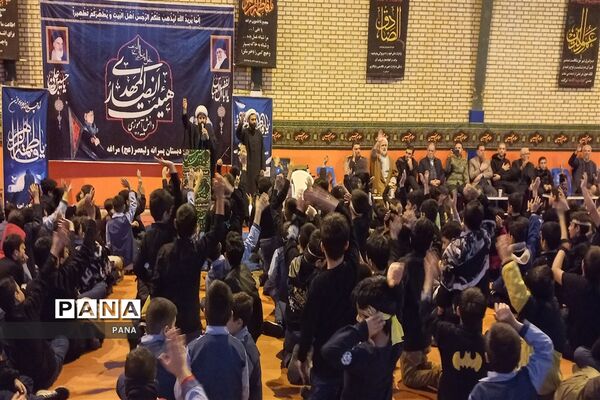 افتتاح هیئت انصارالمهدی دبستان پسرانه ولیعصر(عج) مراغه