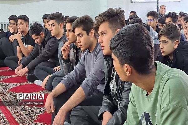 مراسم استقبال از شهید گمنام در مدارس شهرستان ابرکوه