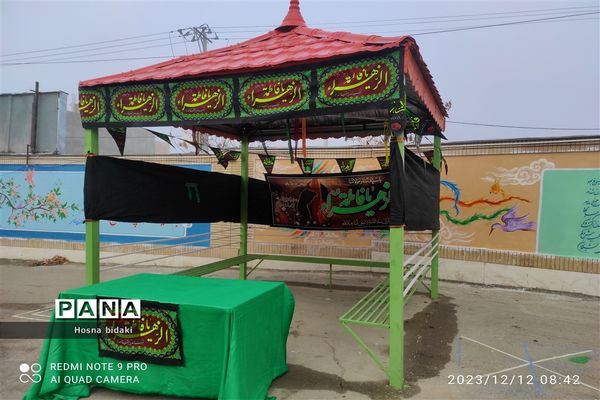 برگزاری موکب به‌مناسبت دهه فاطمیه در شهرستان مانه و سملقان‌