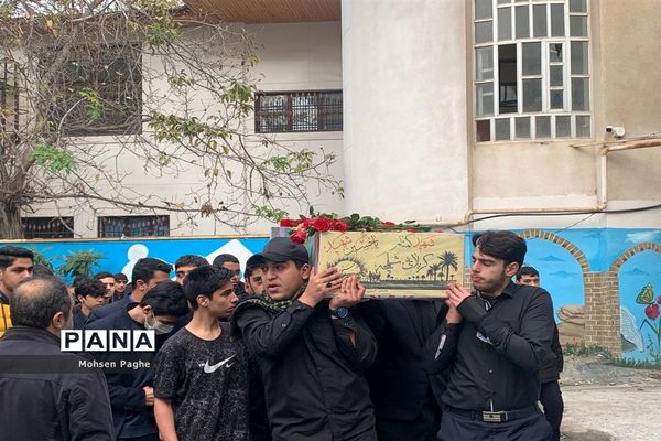 تشییع پیکر شهید تازه تفحص شده دفاع مقدس در گرگان