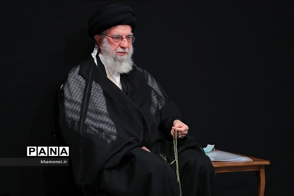 مراسم عزاداری حضرت فاطمه‌ زهرا (س) با حضور رهبر معظم انقلاب