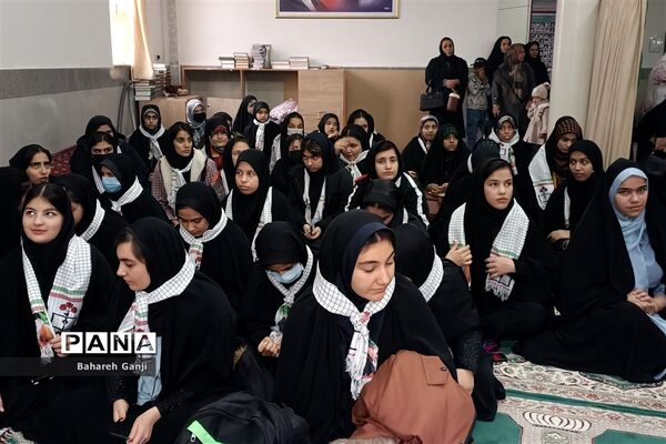 بدرقه دانش‌آموزان نیشابور برای سفر راهیان نور