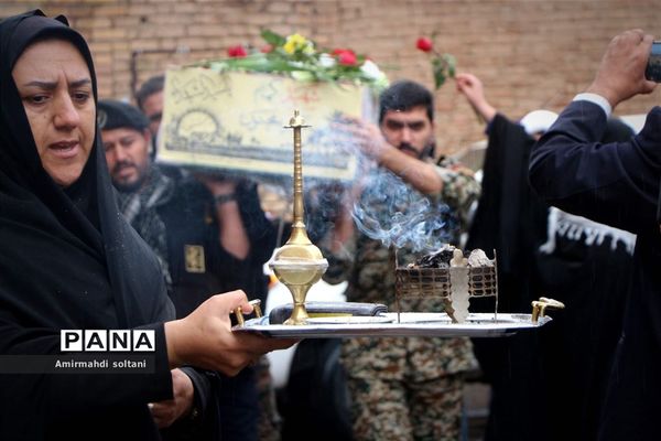 تشییع شهید گمنام در مدارس استان آذربایجان شرقی