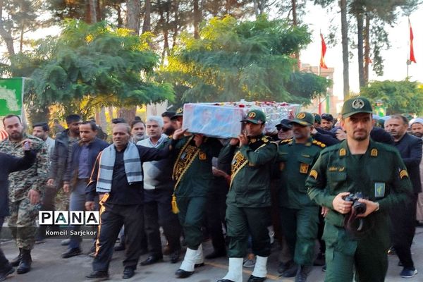 تشییع شهید‌ غلامعلی‌تولی در گنبدکاووس