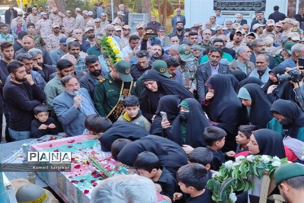 تشییع شهید‌ غلامعلی‌تولی در گنبدکاووس