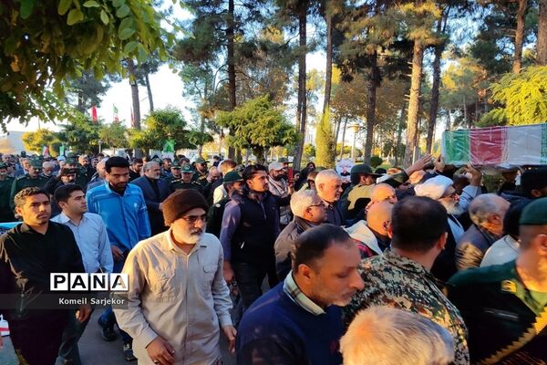 تشییع شهید‌ غلامعلی‌تولی در گنبدکاووس
