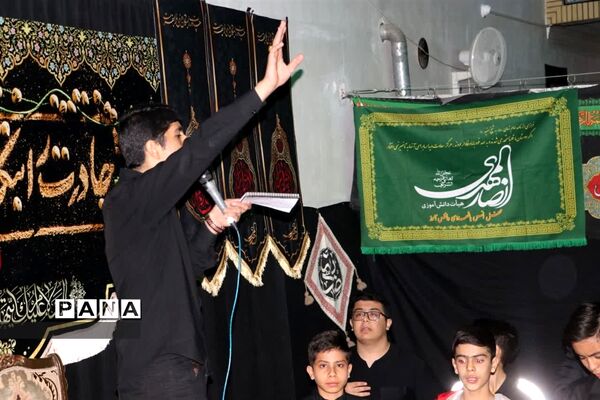 برگزاری هیئت دانش‌آموزی انصارالمهدی عجل الله در ایام فاطمیه