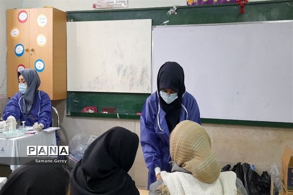 سومین اردوی جهادی درمان درسال تحصیلی جدید در دبیرستان بعثت