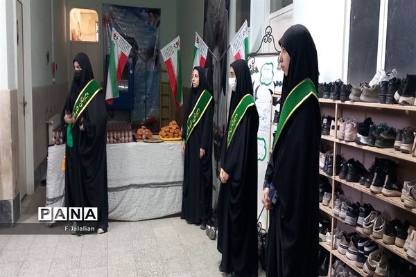 عزاداری شهادت حضرت فاطمه (س) و استقبال از پیکر مظهر شهید گمنام دبیرستان شاهدرضویه