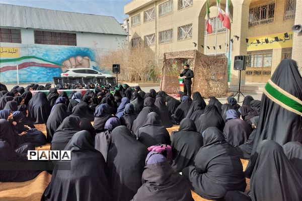 تشییع شهدای گمنام در مدارس سیستان و بلوچستان