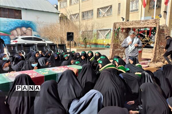 تشییع شهدای گمنام در مدارس سیستان و بلوچستان