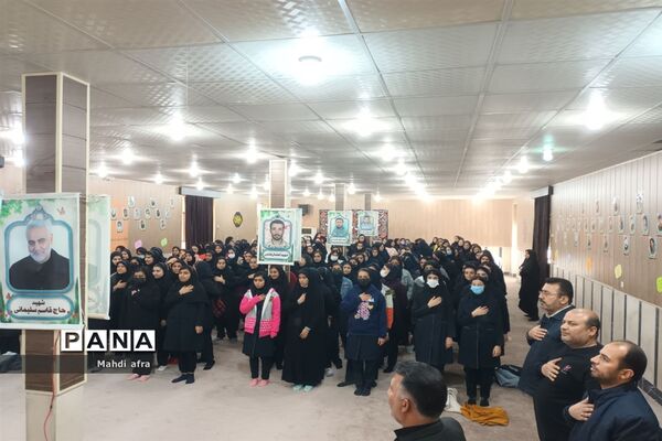 برگزاری یادواره شهدای منسوب به کارکنان و دانش‌آموزان دبیرستان شاهد جواهر بهبهانی