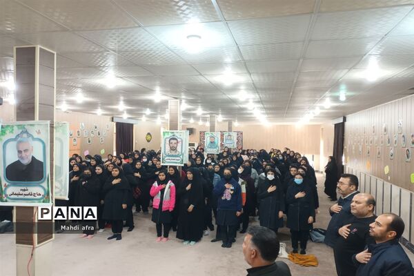 برگزاری یادواره شهدای منسوب به کارکنان و دانش‌آموزان دبیرستان شاهد جواهر بهبهانی