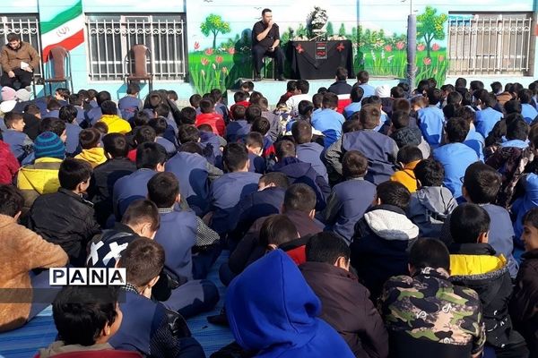 مراسم پرشور عزاداری شهادت حضرت فاطمه(س) در مدارس ناحیه یک شهرری