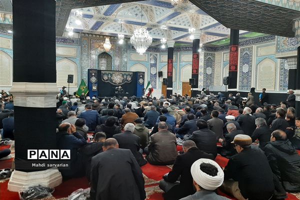 برگزاری مراسم عزاداری شب شهادت حضرت فاطمه(س) با حضور امام جمعه مشهد