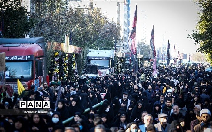 تشییع پیکر 110 شهید گمنام در تهران برگزار شد