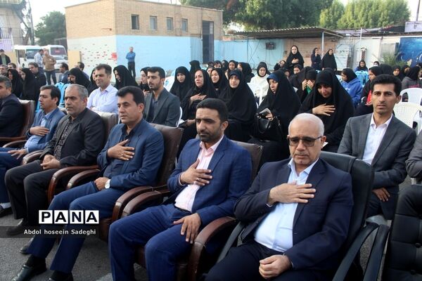 وداع با شهید گمنام  و زیارت عاشورا در دبیرستان متوسطه اول سمیه بوشهر