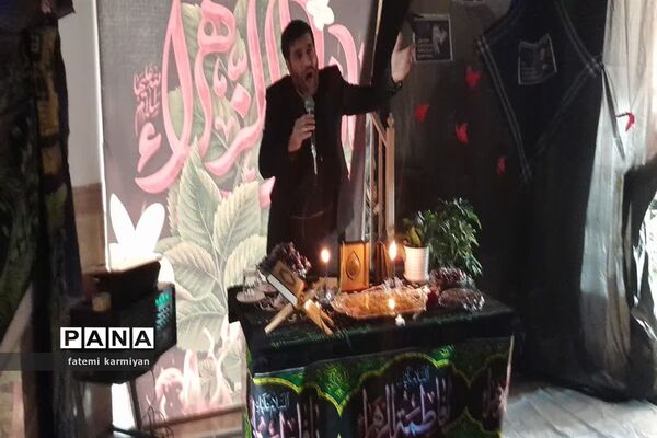 برگزاری عزاداری دبستان دخترانه احدیان ناحیه ۶ مشهد