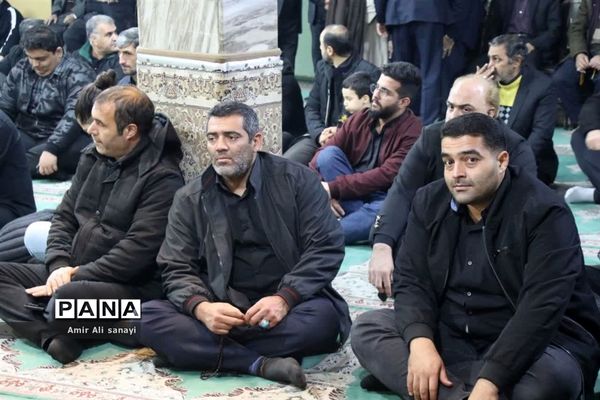 مراسم عزاداری شهادت صدیقه‌طاهره در مصلی نماز جمعه شهرستان‌قرچک