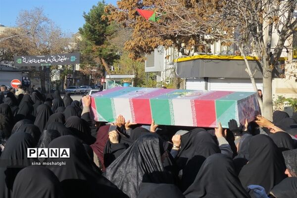 تشییع شهدا گمنام شهرستان بجنورد