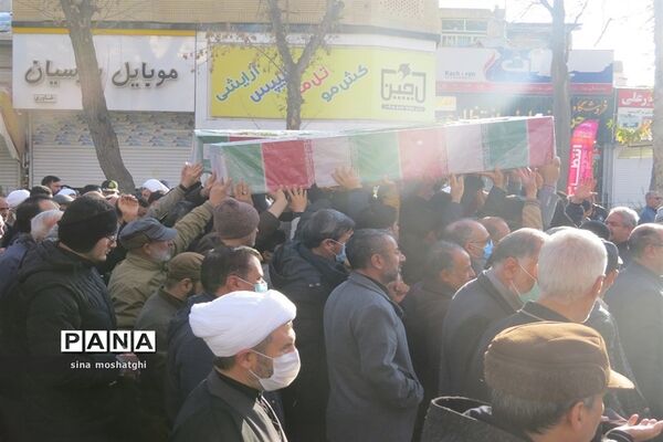 تشییع شهدا گمنام شهرستان بجنورد