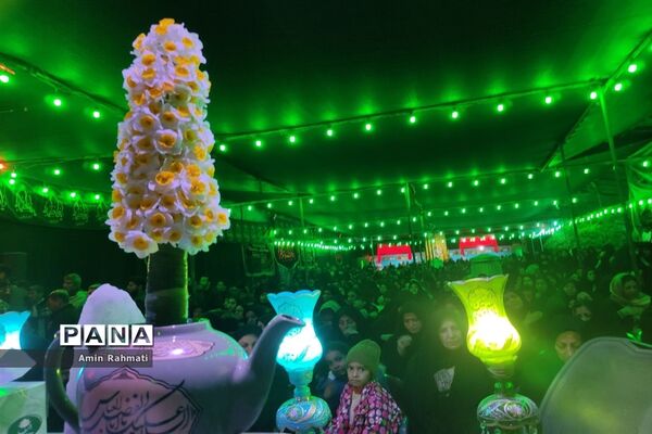 مراسم سوگواری شهادت حضرت فاطمه زهرا (س) در بوستان طاووسیه