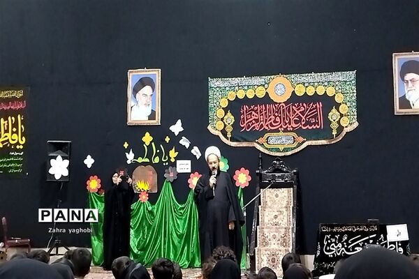 برگزاری مراسم عزاداری شهادت حضرت زهرا (س) مهدکودک پویا شهرستان خلیل آباد