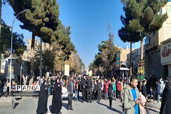 برگزاری‌ اجتماع عظیم فاطمیون در شهرستان سبزوار