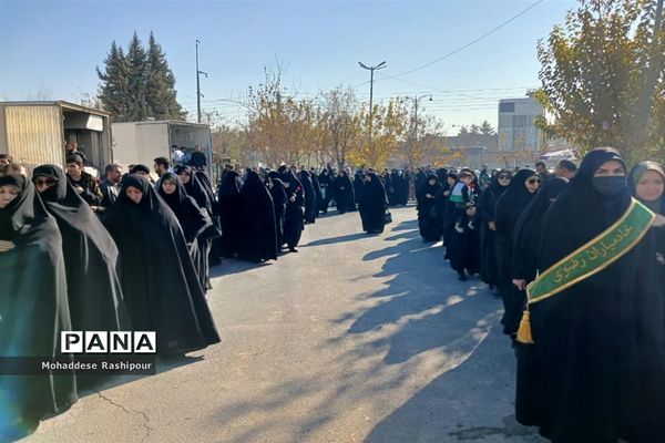 تجمع هیات‌های مذهبی شهرستان اسلامشهر در روز شهادت حضرت فاطمه‌زهرا(س)