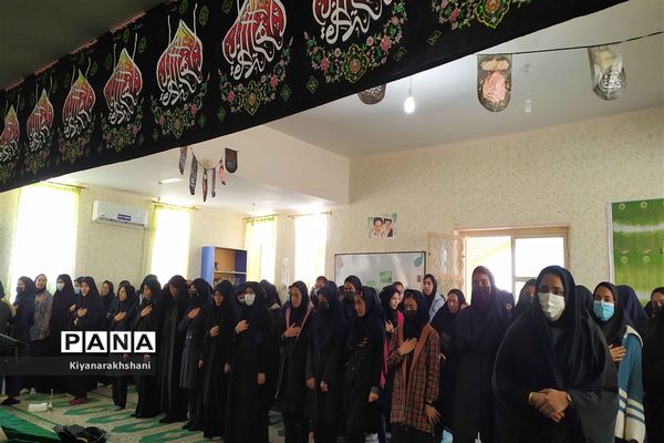 مراسم شهادت حضرت فاطمه (س) در دبیرستان نمونه نرجس