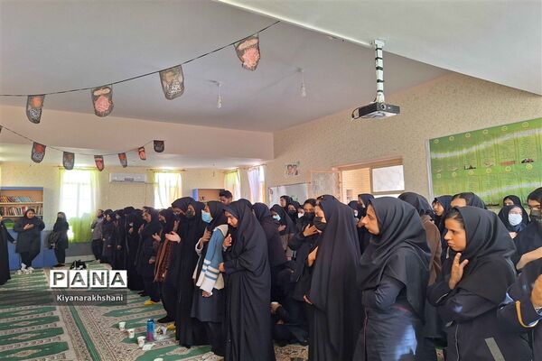 مراسم شهادت حضرت فاطمه (س) در دبیرستان نمونه نرجس