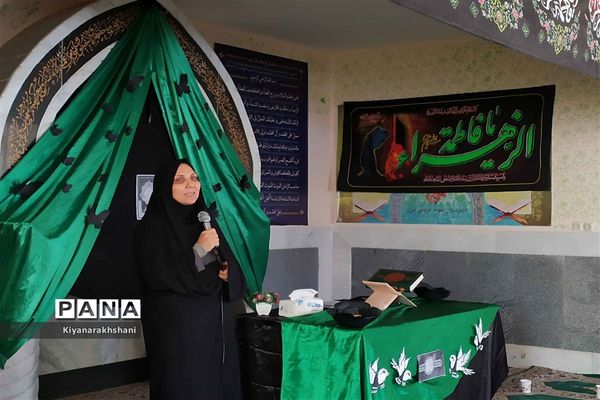 مراسم شهادت حضرت فاطمه (س) در دبیرستان نمونه نرجس