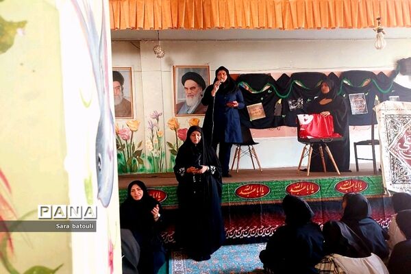 مراسم شهادت مادر دو عالم با رنگ و بوی پرچم قمر بنی هاشم(ع)