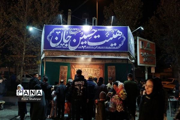 دانش‌آموزان عزادار فاطمی در شهریار