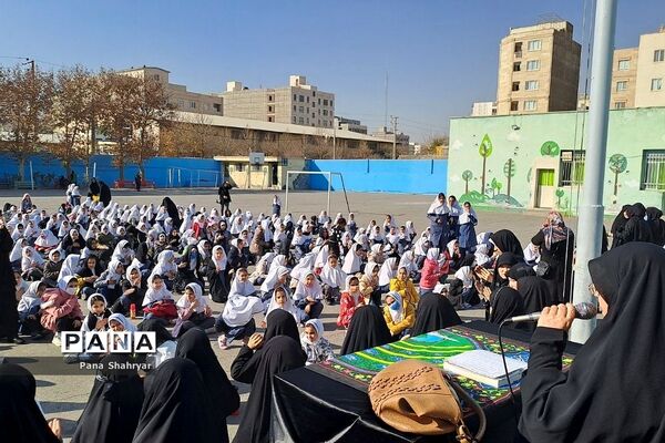 دانش‌آموزان عزادار فاطمی در شهریار