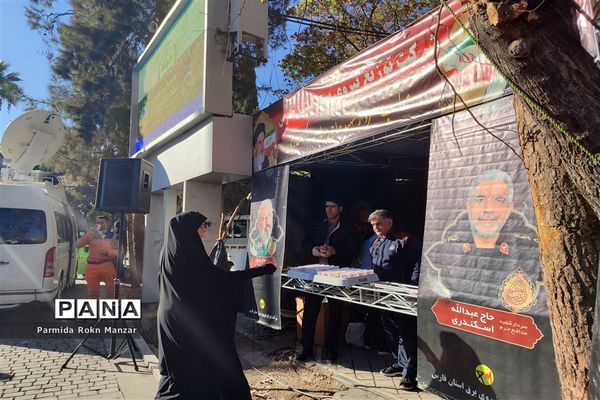 مراسم تشییع پیکرمطهر شهدای گمنام درشیراز