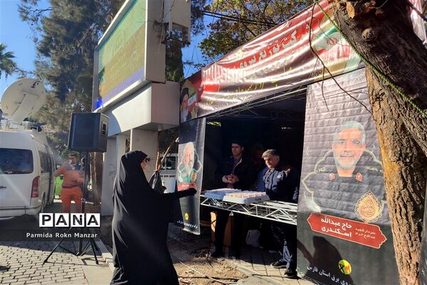 مراسم تشییع پیکرمطهر شهدای گمنام درشیراز
