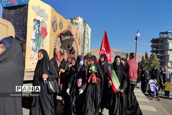 مراسم تشییع پیکرمطهر شهدای گمنام درشیراز