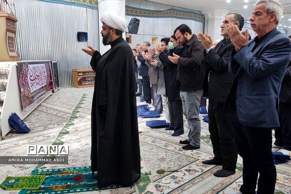 مراسم سوگواری شهادت حضرت فاطمه(س) در مصلی باقرشهر