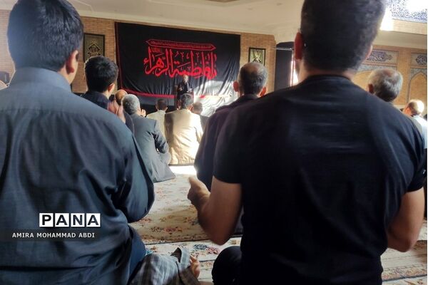 مراسم سوگواری شهادت حضرت فاطمه(س) در مصلی باقرشهر