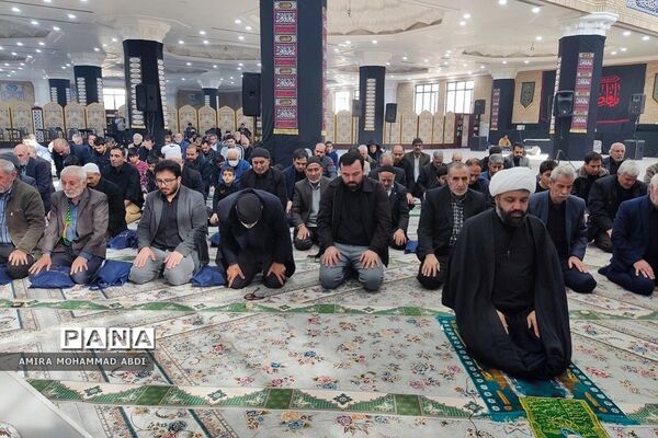 مراسم سوگواری شهادت حضرت فاطمه(س) در مصلی باقرشهر