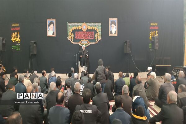 مراسم روضه و سینه‌زنی به‌مناسبت شهادت حضرت فاطمه (س) در خلیل‌آباد