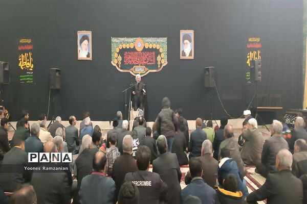 مراسم روضه و سینه‌زنی به‌مناسبت شهادت حضرت فاطمه (س) در خلیل‌آباد