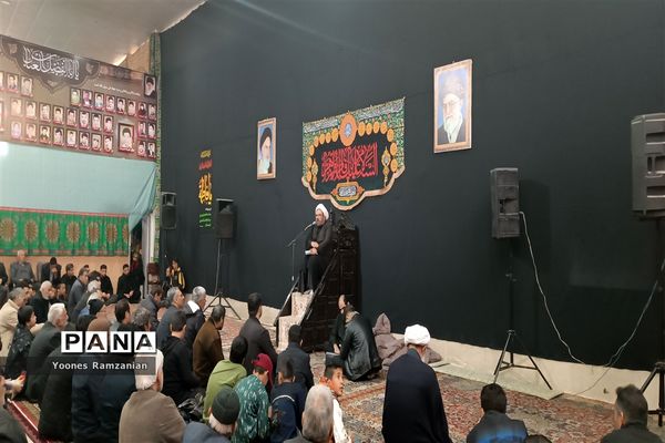 مراسم روضه و سینه‌زنی به‌مناسبت شهادت حضرت فاطمه (س) در خلیل‌آباد