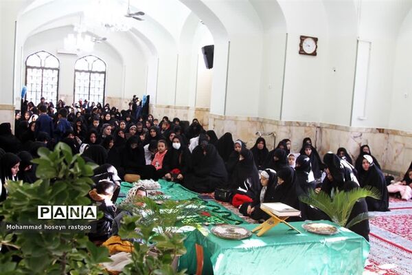 اجتماع بانوان فاطمی در زیارتگاه شهید مدرس کاشمر